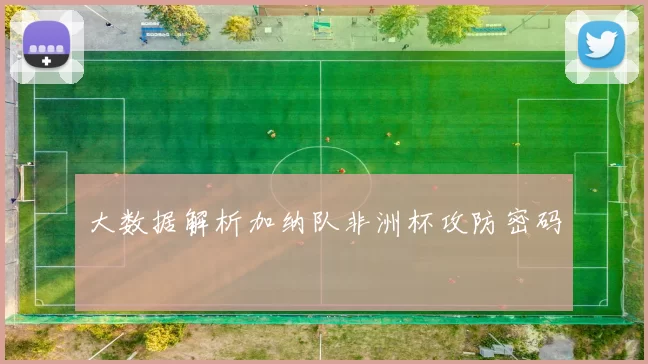 大数据解析加纳队非洲杯攻防密码